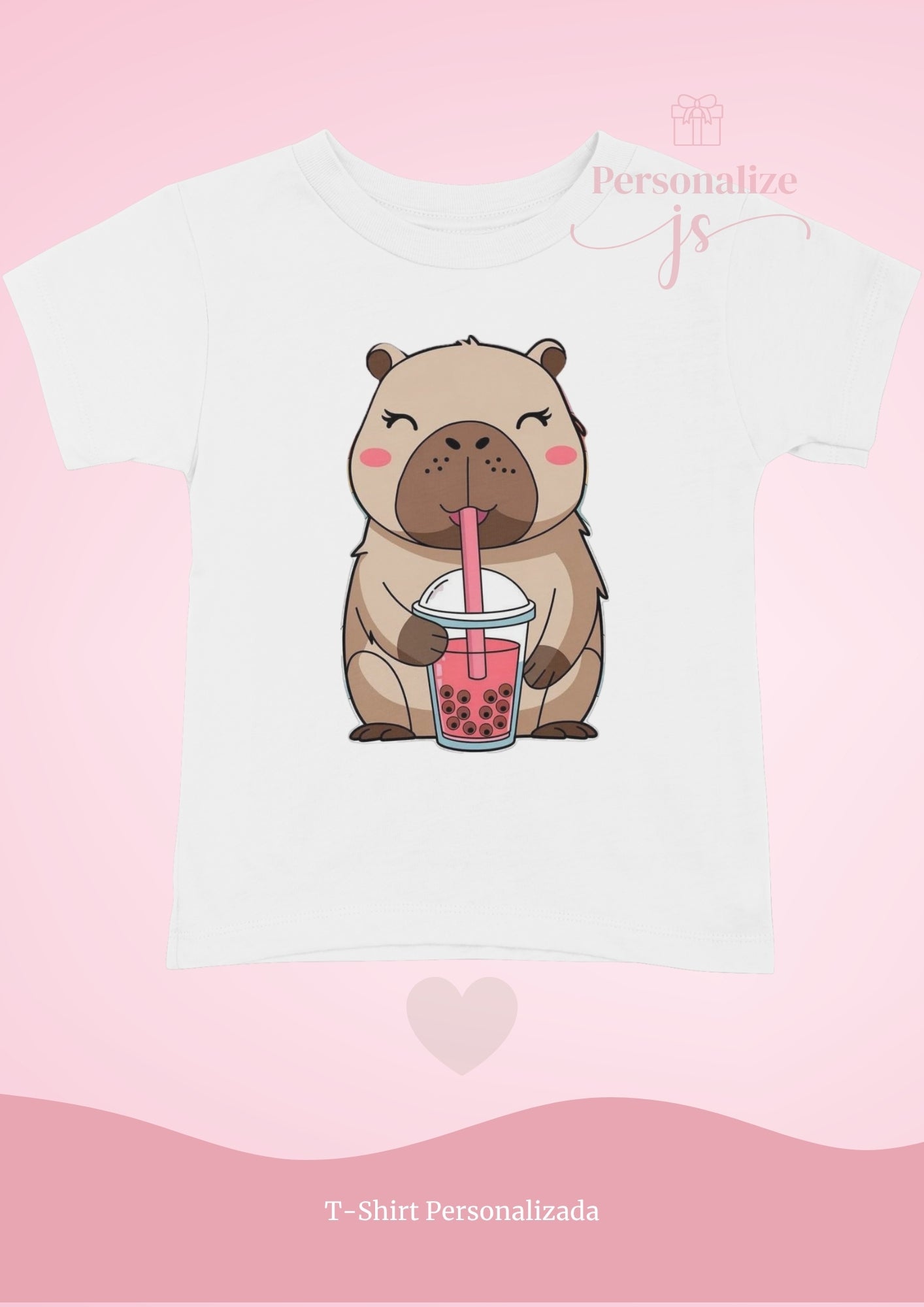 Estampa Personalizada - Capybara