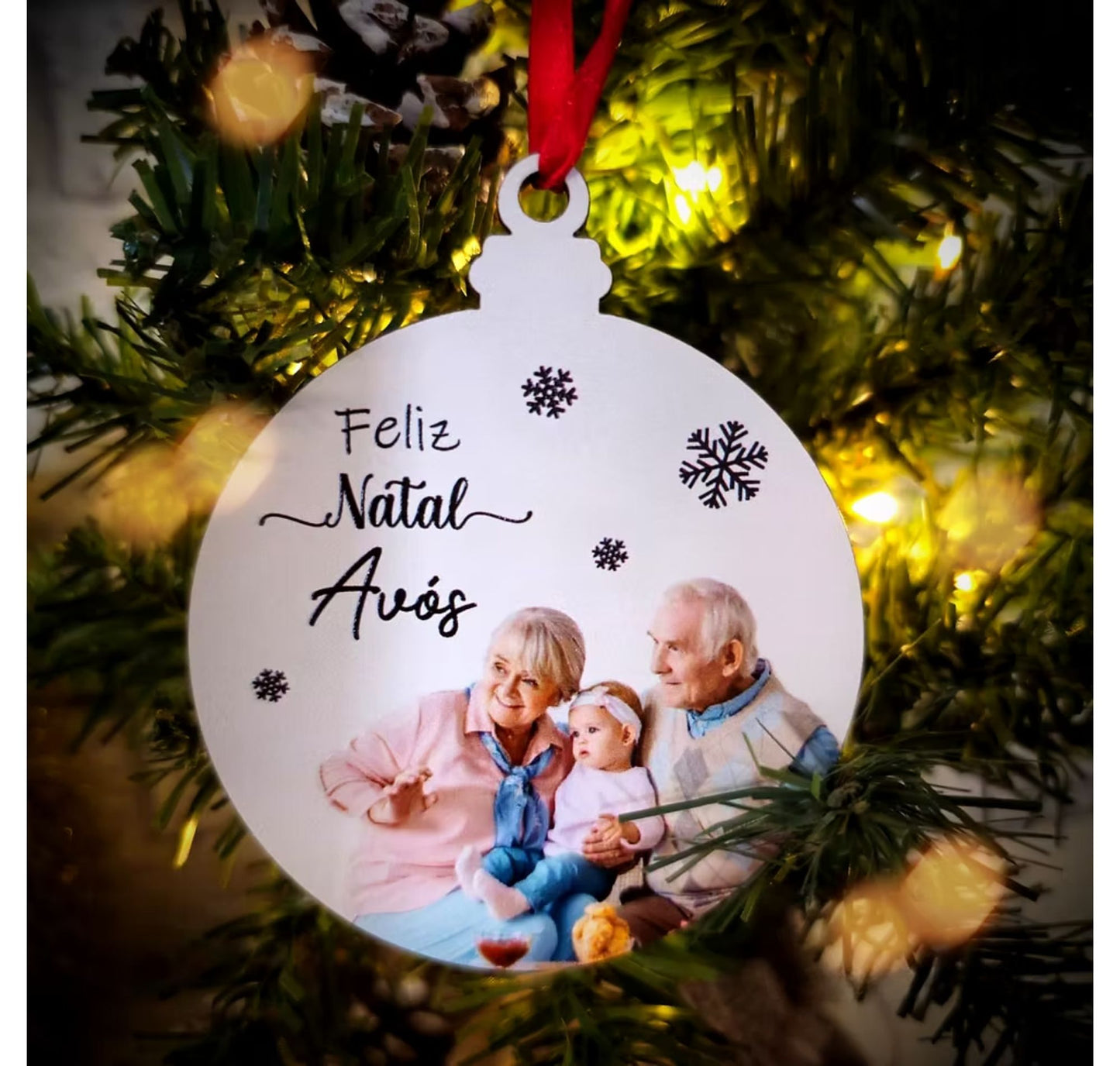 Pendentes de Natal + Foto