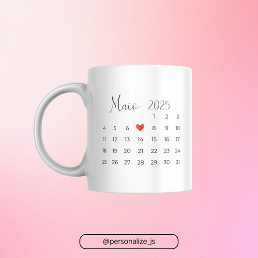 Data da caneca + foto