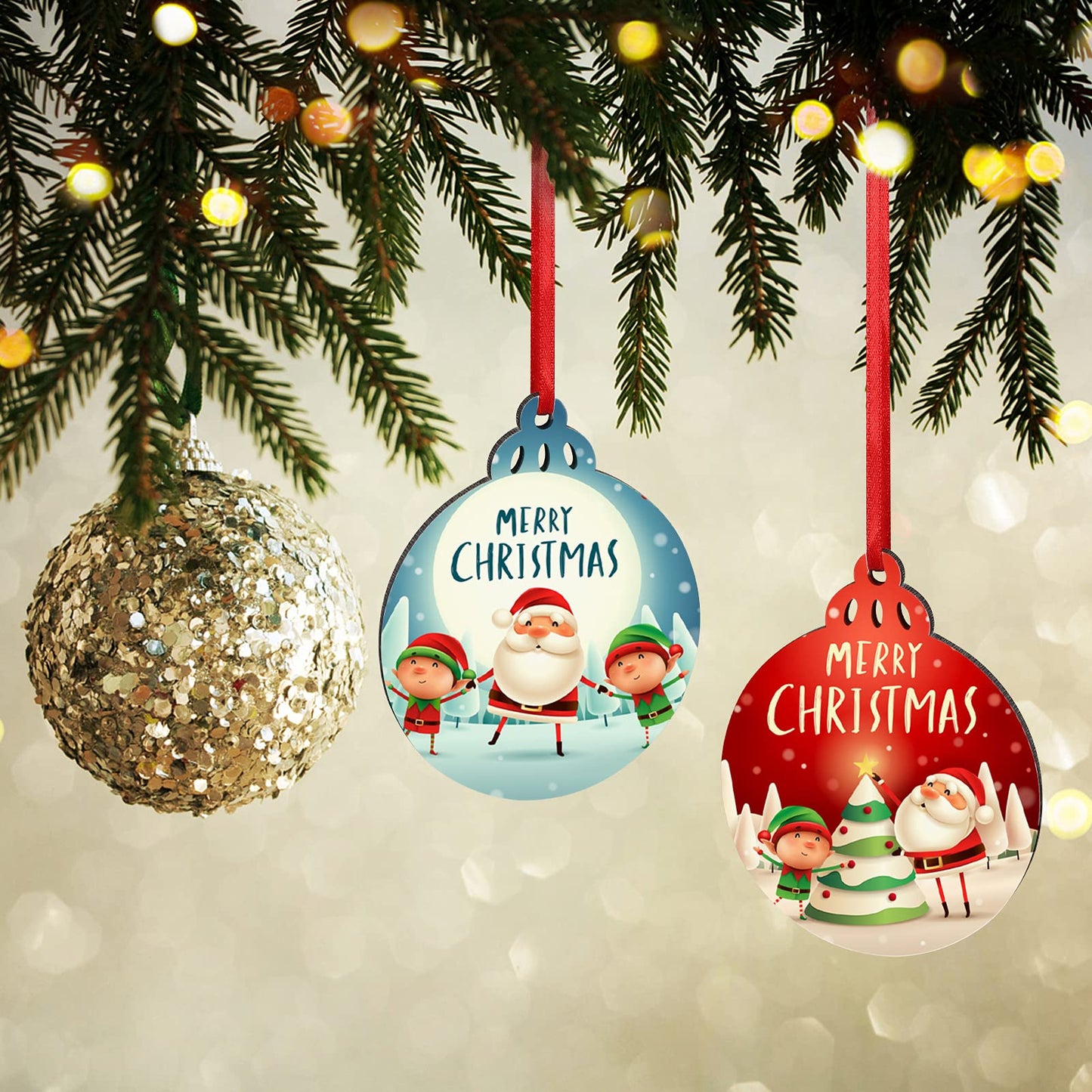 Pendentes de Natal + Foto