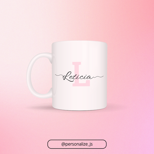 Caneca Inicial + Nome